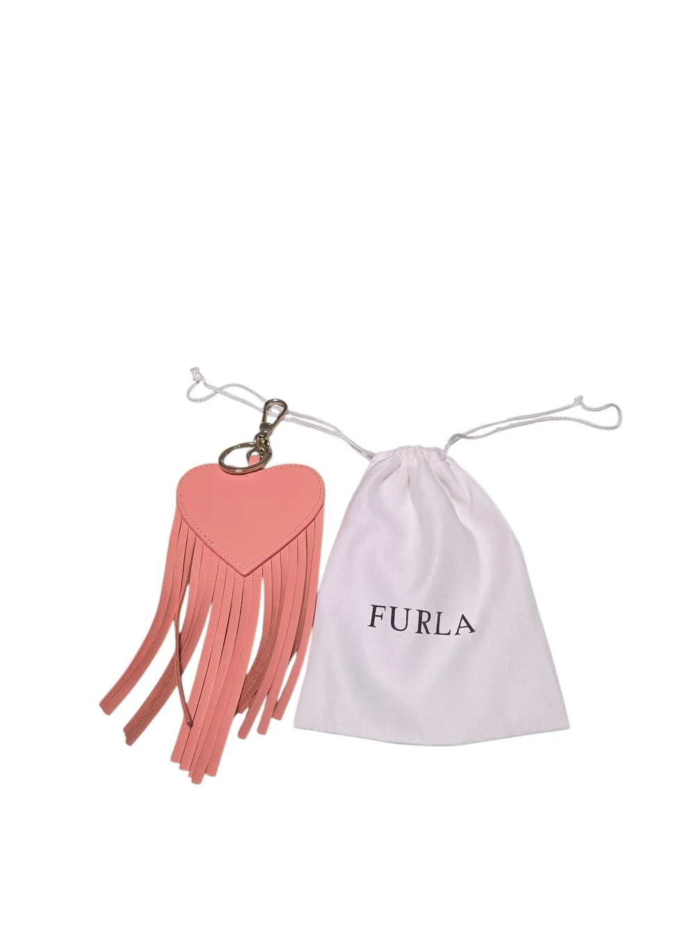 Furla leather fringe